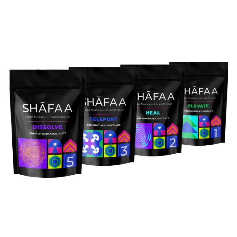 Shafaa Macrodosing Magic Mushroom Dark Chocolate Edibles - Image 2