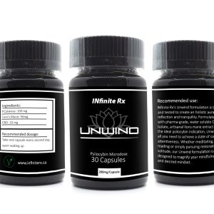INfinite Rx Unwind Microdosing Psilocybin CBD Capsules